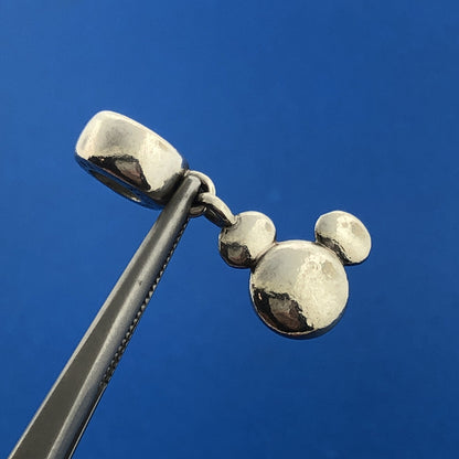 PANDORA ALE Sterling Silver Iconic Mickey Mouse Silhouette Disney 791434  Charm