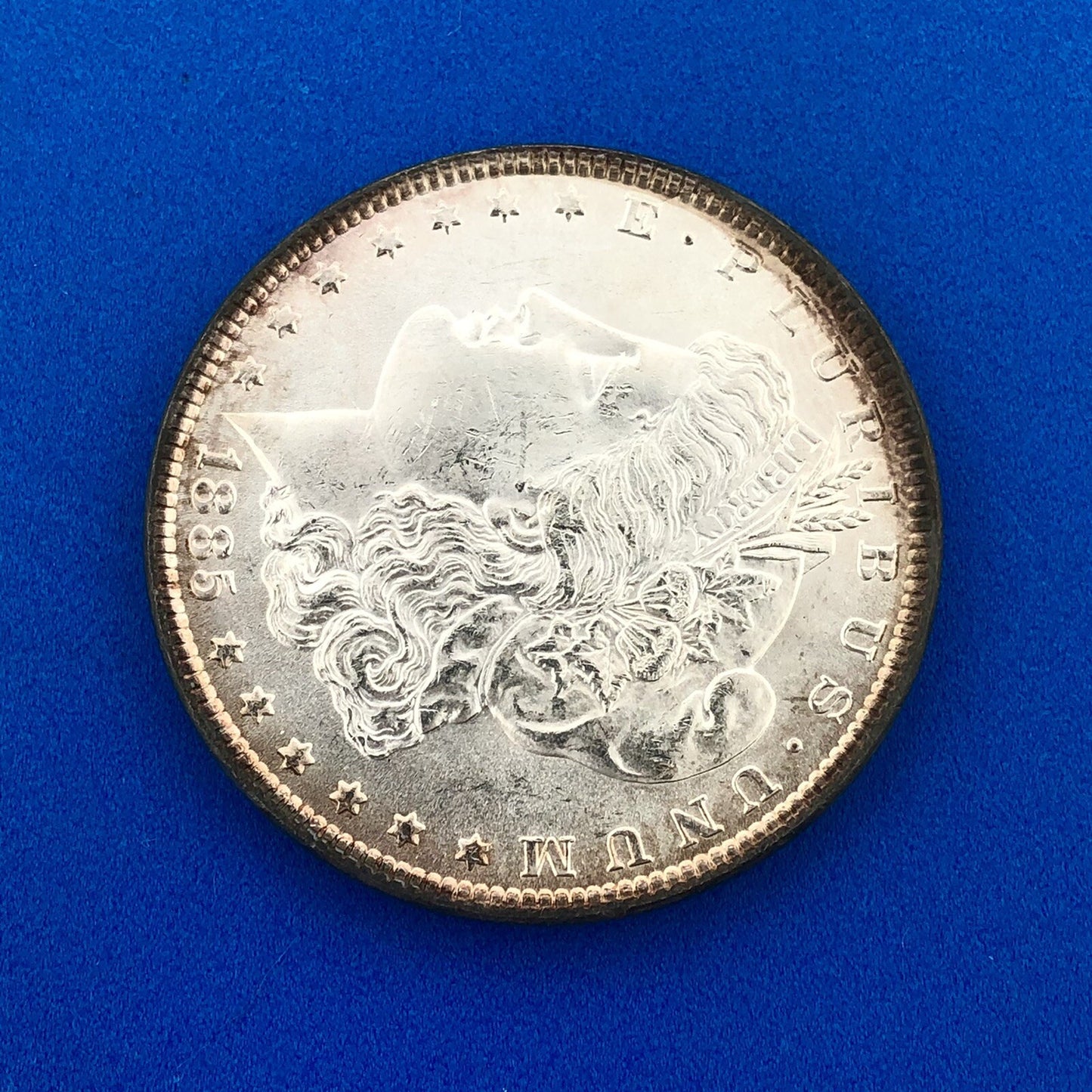 1885 P Morgan Silver Dollar $1 Better Rare Key Philadelphia Mint Coin BU++