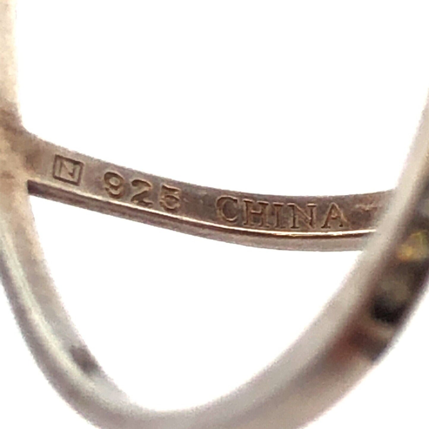 Designer 925 Sterling Silver Cubic Zirconia Criss Cross X Statement Ring