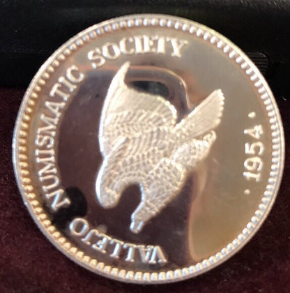 1987 Vallejo Numismatic Society 400th Meeting/60th Anniv Carquinez Bridge .999