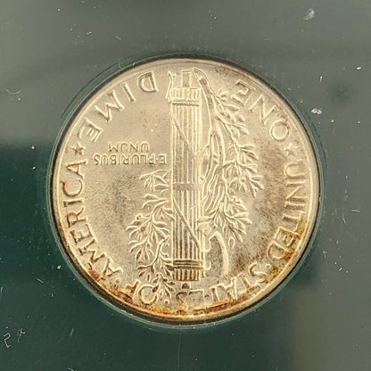 1944 P United States 90% Silver Mercury Dime Date Scarce Philadelphia Coin BU