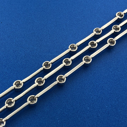 Elegant FAS Sterling Silver 925 Cubic Zirconia Three Strand Tennis Bracelet