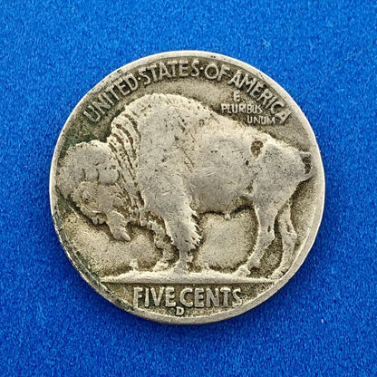1938 D Indian Head Buffalo Nickel Key Better Rare Denver Mint Two Coin Lot