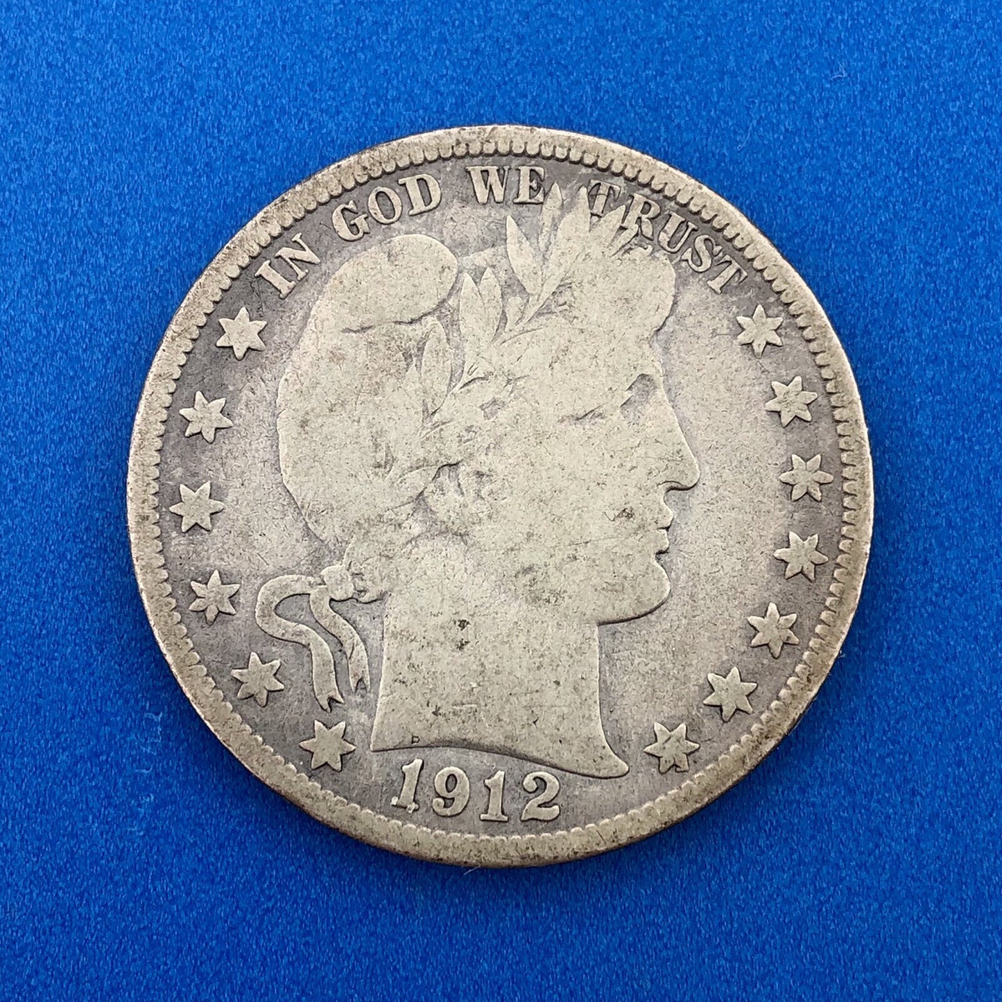 1912 S Silver Barber Half Dollar Better Key Date San Francisco Coin Rare Scarce