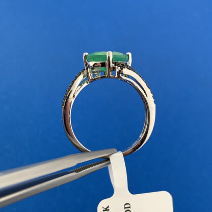 JTV.Com Designer 925 Sterling Silver Blue Opal Black Spinel Ring New With Tags