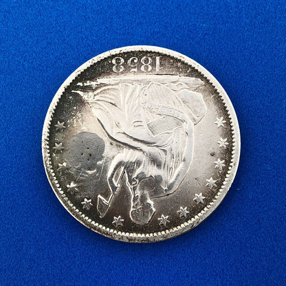 1858 O Silver Seated Liberty Half Dollar New Orleans Possible Lamination Error