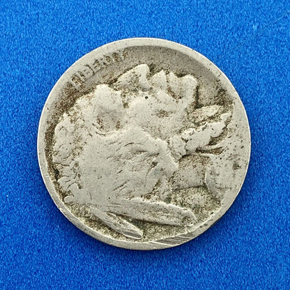 1916 D Indian Head Buffalo Nickel Better Key Scarce Denver Mint Coin