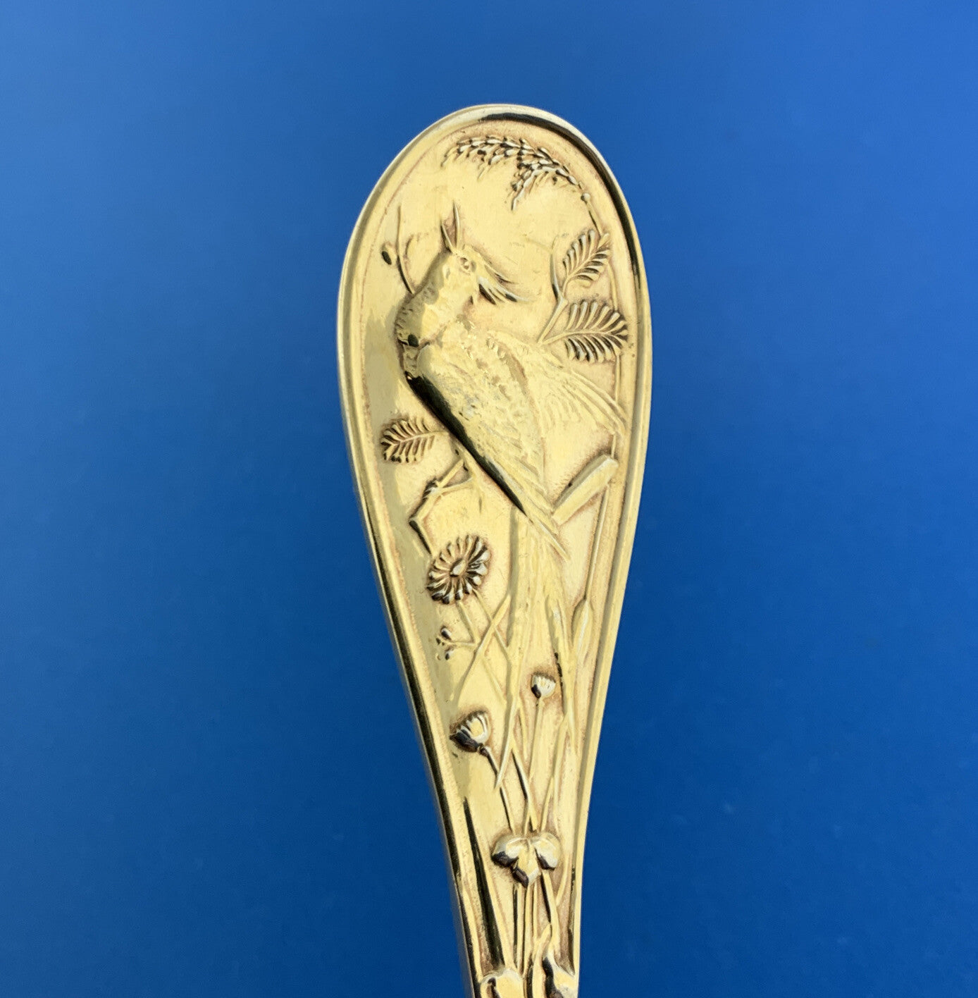 Tiffany & Co Vermeil Gold Washed Sterling Silver 925 Audubon Dinner Fork