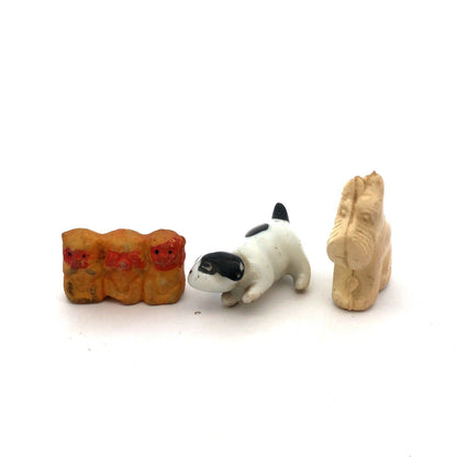 1940's Japan Lot of 14 Pcs Ceramic Miniature Hand Painted Animal Figurines