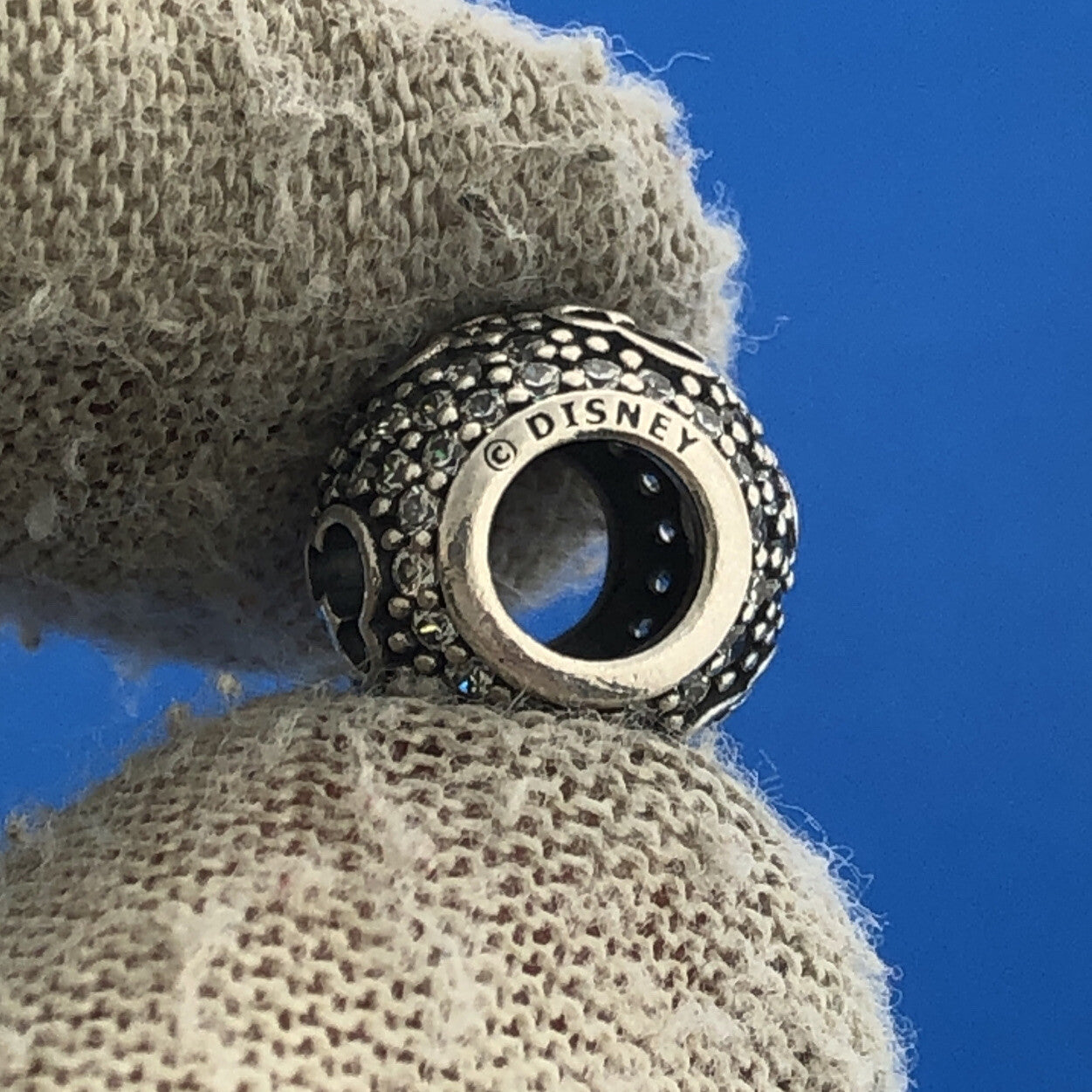 Pandora Sterling Silver 791422CZ Disney Mickey Mouse Silhouettes Bracelet Charm