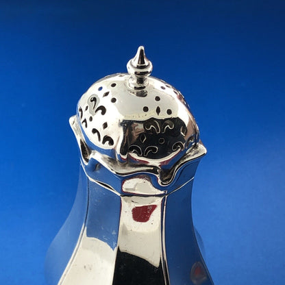 1904 M&B Marston & Bayliss Birmingham Sterling Silver 925 Salt Pepper Shaker Set