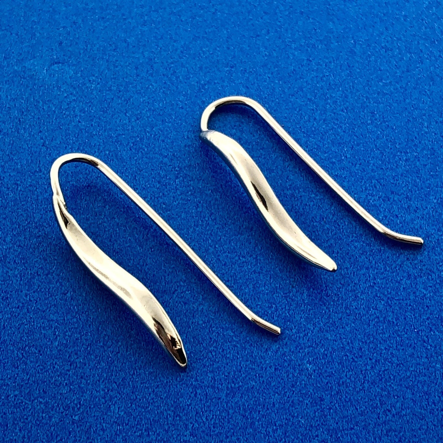 Vintage Silpada 925 Sterling Silver Italian Horn Good Luck Earring Slides
