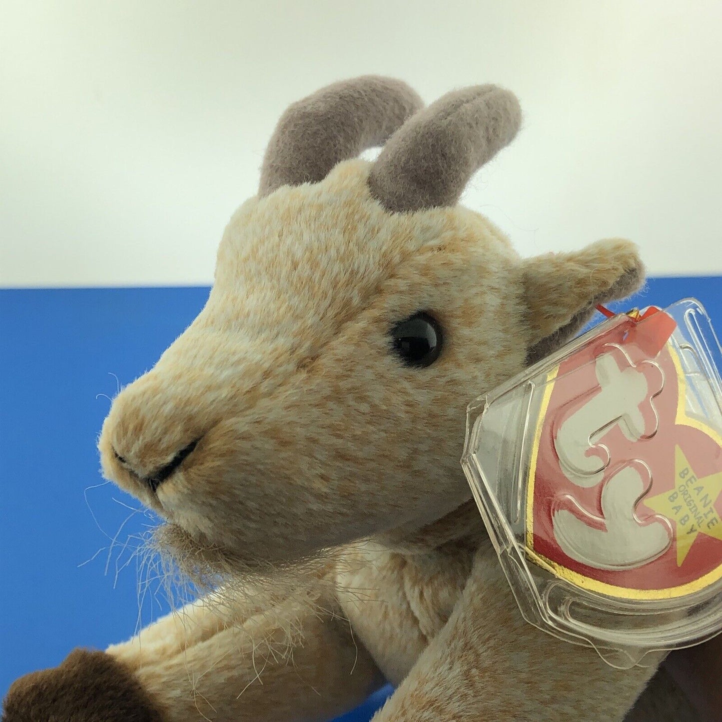 1998 TY Beanie Baby Goatee The Goat Mint Condition Retired Multiple Errors- 4235