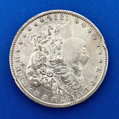 1897 S Morgan Silver Dollar Semi Key Better San Francisco Mint Wild West Coin