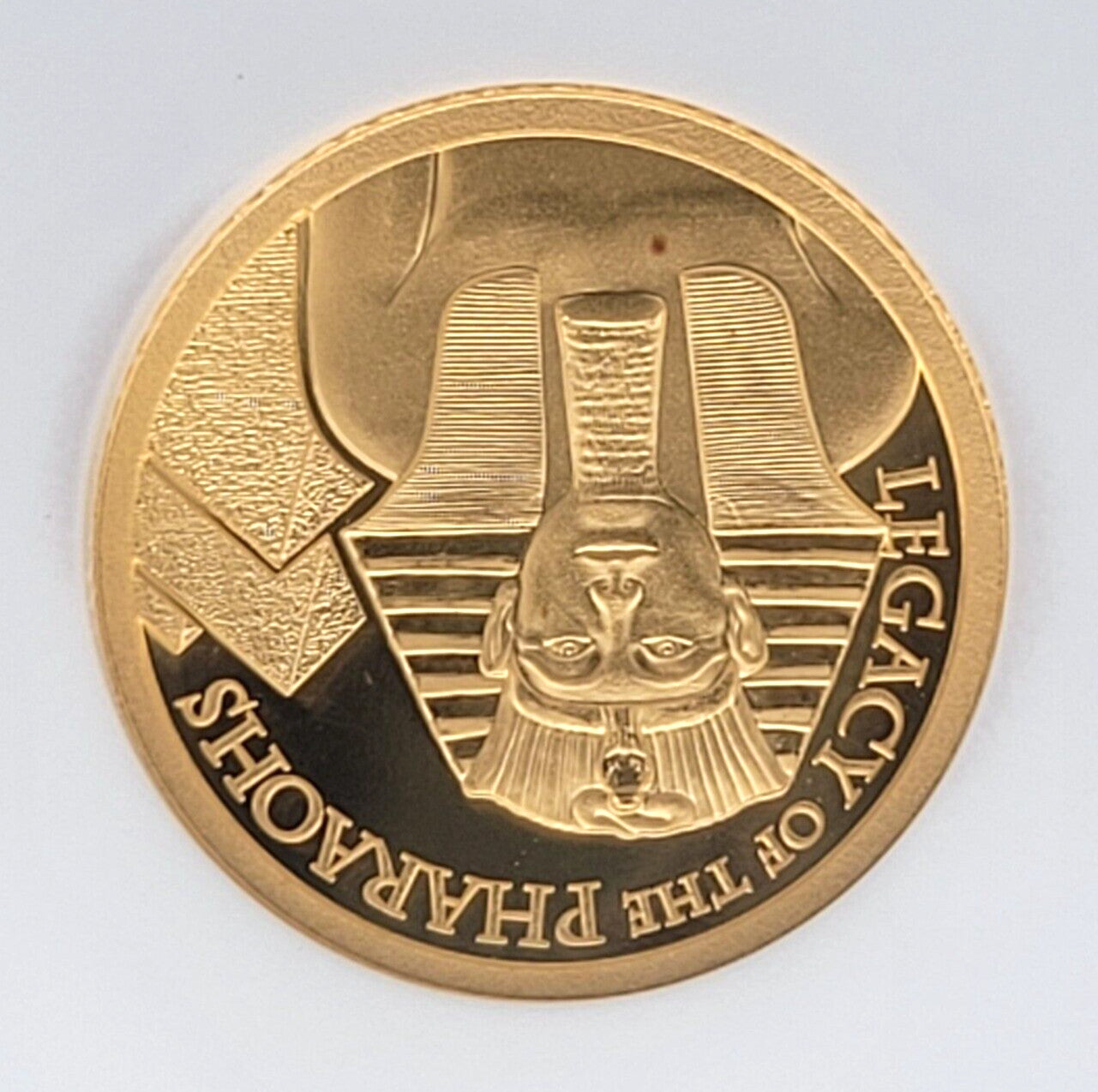 2022 $5 Cook Islands NGC PF70 Proof Cameo Legacy of Pharoahs 1/2g .999 Gold Coin