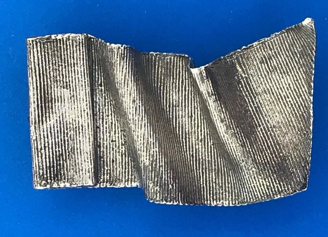 Mignon Faget Sterling Silver 925 Retired Twisted Ribbon Belt Buckle