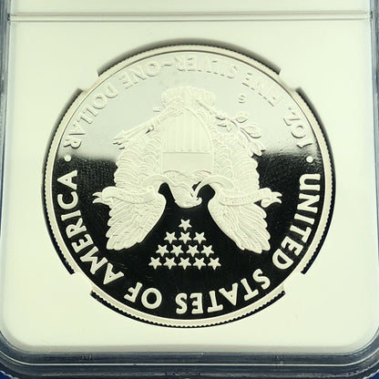 2012 S Proof Silver Eagle 999 Fine Silver NGC PF70 Ultra Cameo Set Early Release