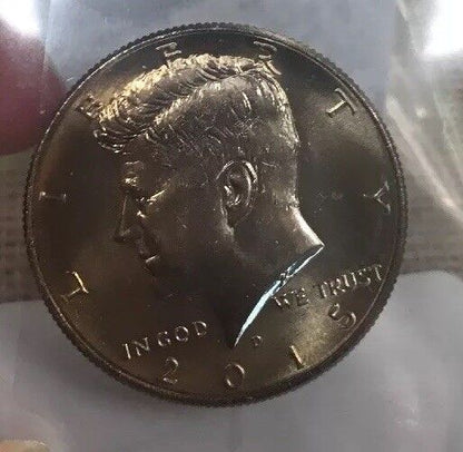 2015 American Space Commemorative Two Coin Collection BU Kennedy Half Dollars