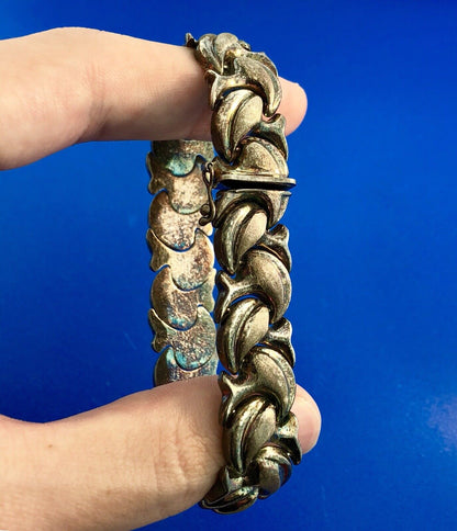 Atasay Kuyumculuk AK Turkey Sterling Silver 925 Florentine Polished Bracelet