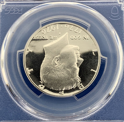 1976 S $1 Eisenhower 50c Kennedy 25c Washington PR70 DCAM PCGS Silver 3 Coin Set