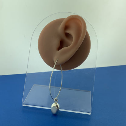 Designer Silpada Sterling Silver 925 Wire Drop Dangle Charm Hook Earrings