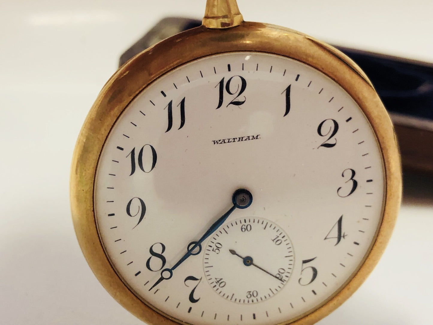 1907 Waltham 14K Gold Riverside Colonial Series Pocket Watch Original Box/COA