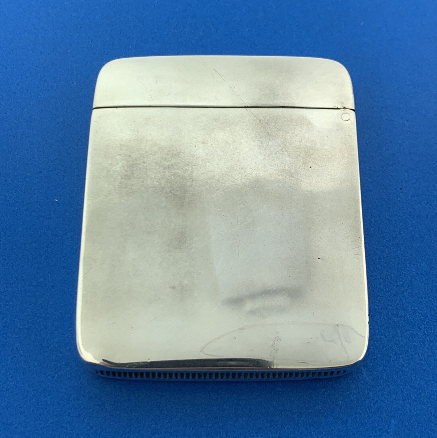 Victorian Art Nouveau 925 Sterling Silver Monogrammed Match Safe Vesta Case
