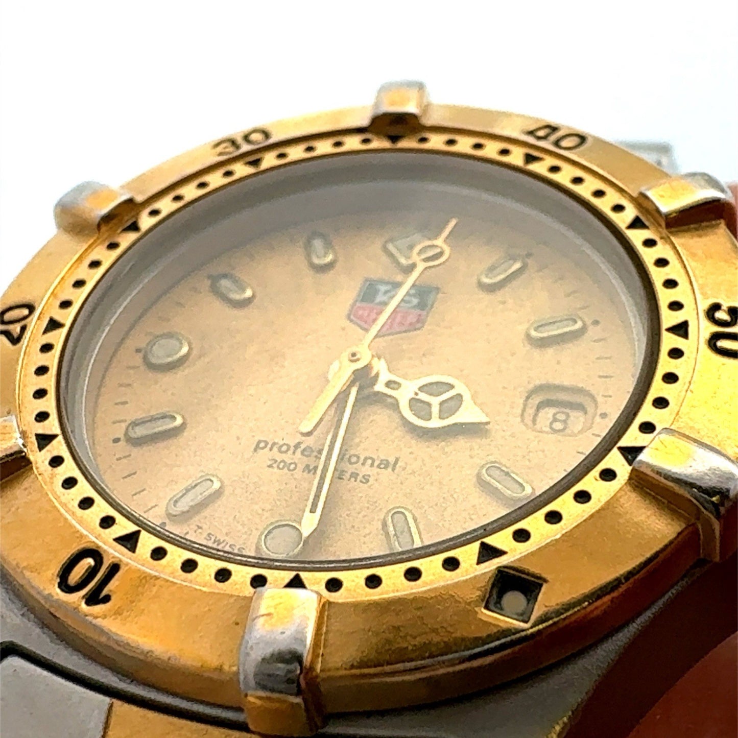 Tag Heuer Professional Two Tone 200 Meter WE1420-R Swiss Made Ladies Wristwatch