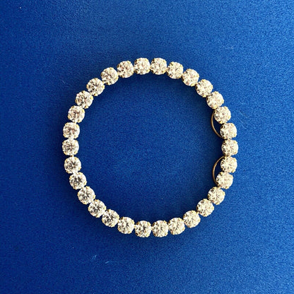 Designer 14K Yellow Gold Cubic Zirconia CZ Infinity Eternity Circle Pendant