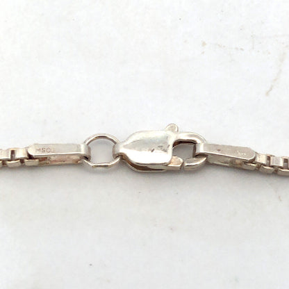 Mignon Faget 925 Sterling Silver Louisiana Collection Red Bean Pendant Necklace