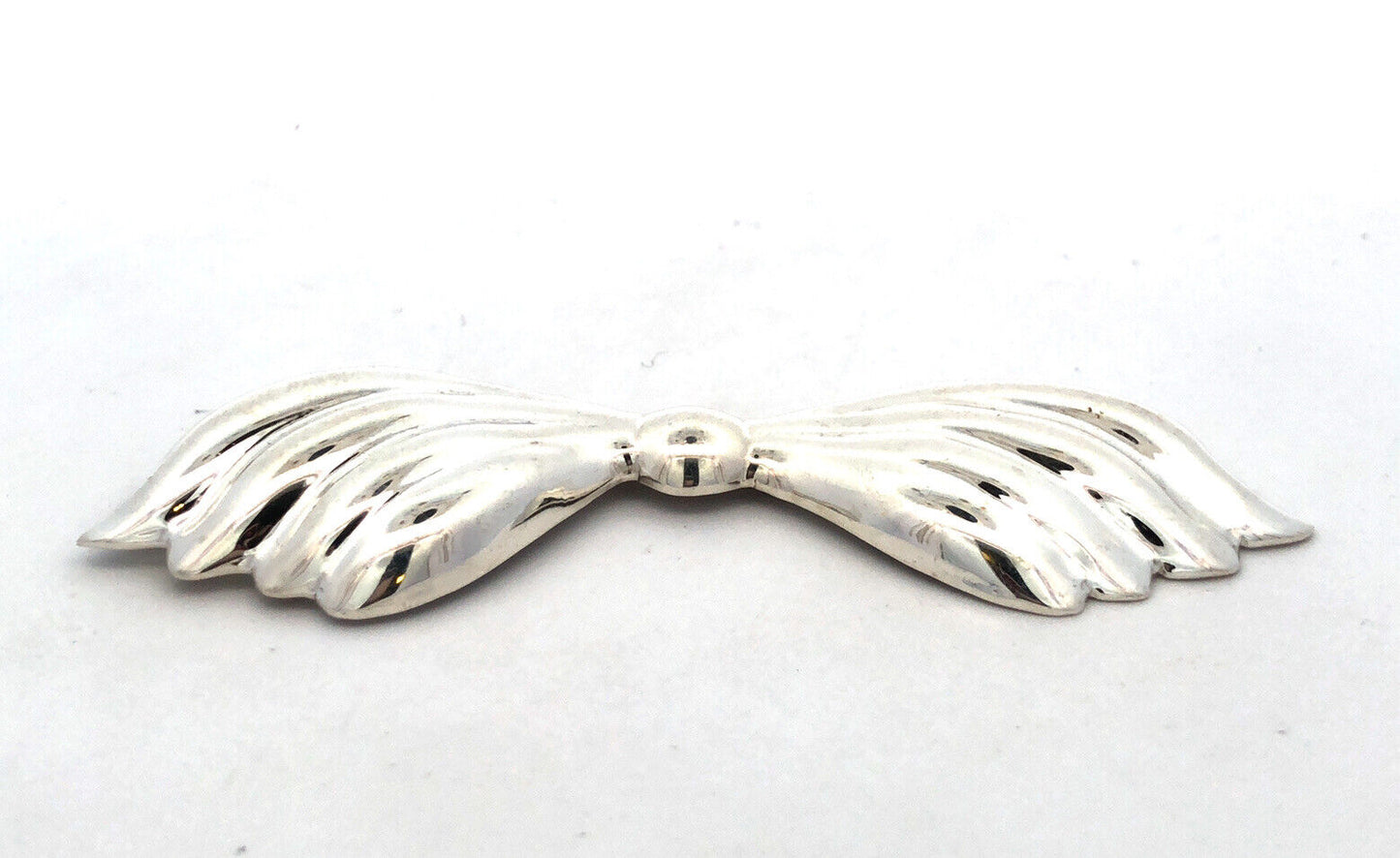 925 Sterling Silver Vintage Taxco TG-89 Mexico Bow Tie Hair Clasp Pin