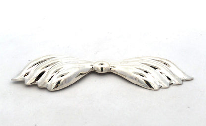 925 Sterling Silver Vintage Taxco TG-89 Mexico Bow Tie Hair Clasp Pin