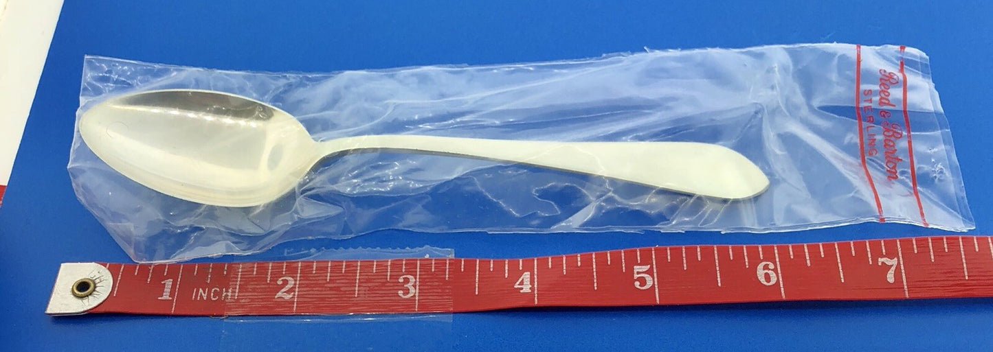 Reed Barton Dominick Haff Pointed Antique Sterling Silver 925 Teaspoon 6" NIB