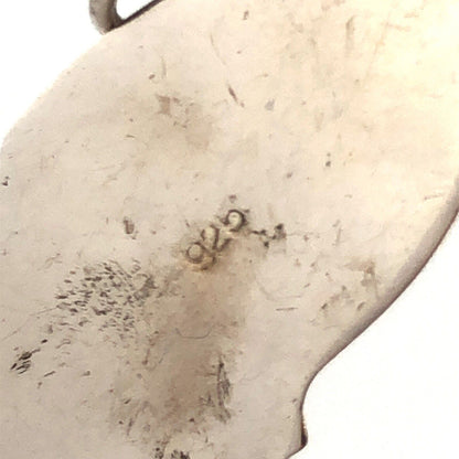 925 Sterling Silver Parrot Macaw Cockatoo Bird Statement Pendant