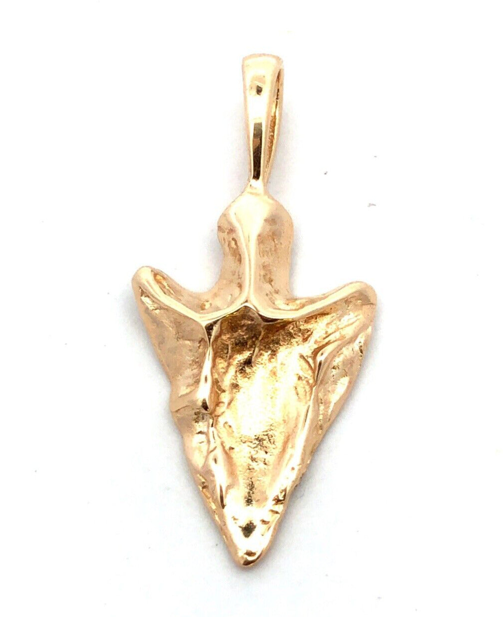 Estate 14K Yellow Gold Arrow Head Pendant