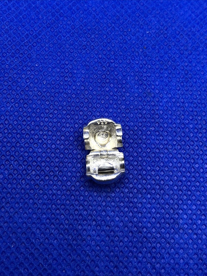 Authentic KALIA 925 Sterling Silver Scroll Swirl Slide Bracelet Clip Charm