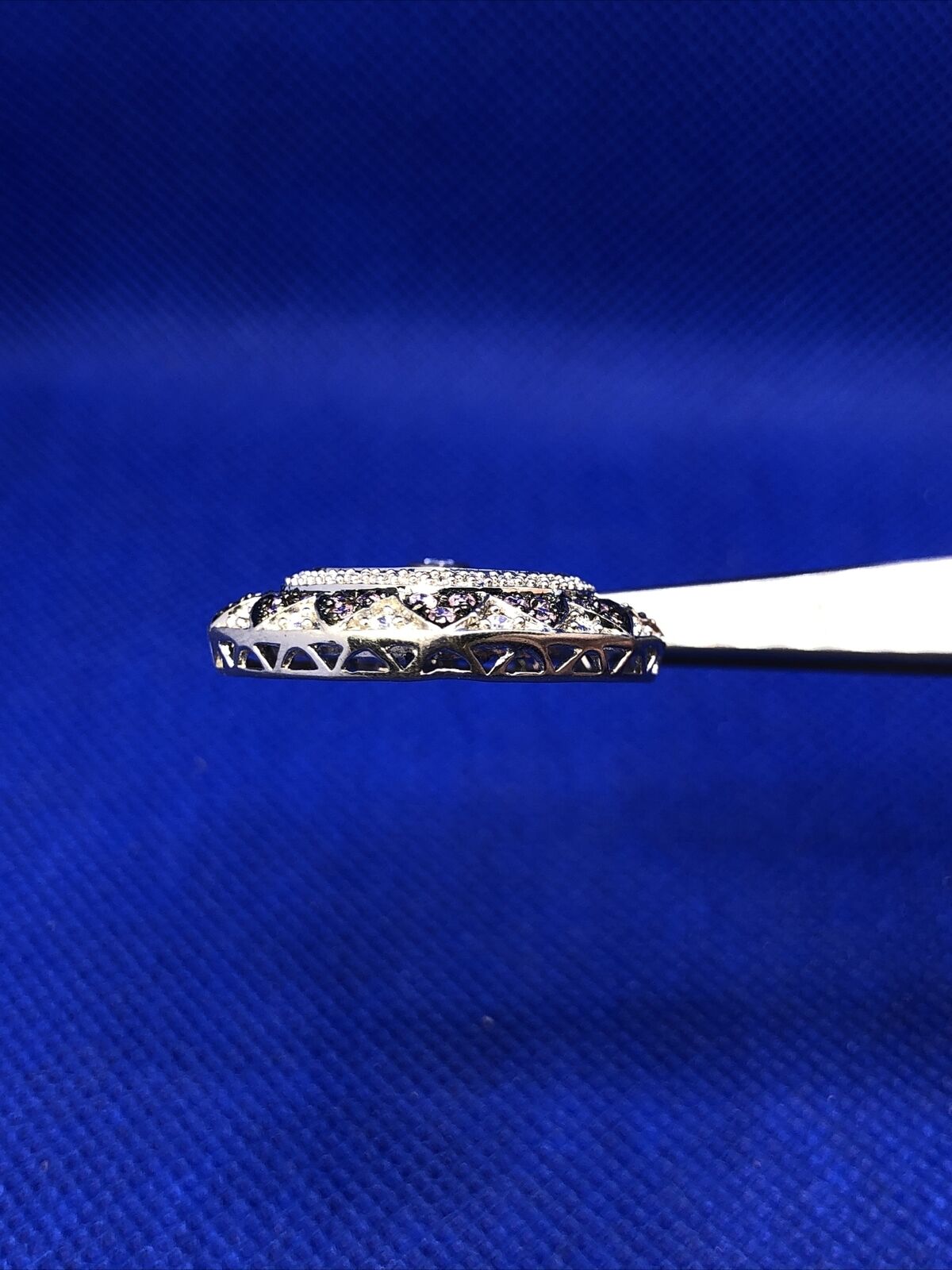 Meda White and Pink Tourmaline 925 Sterling Silver Heart Floater Pendant