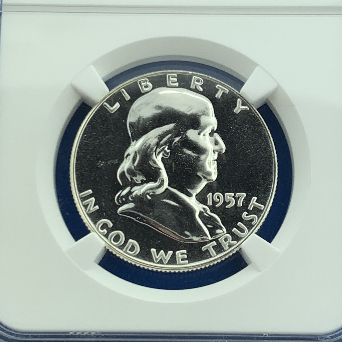 1957 Franklin Silver Proof Half Dollar 50c $.50 Better Key Philadelphia NGC PF67