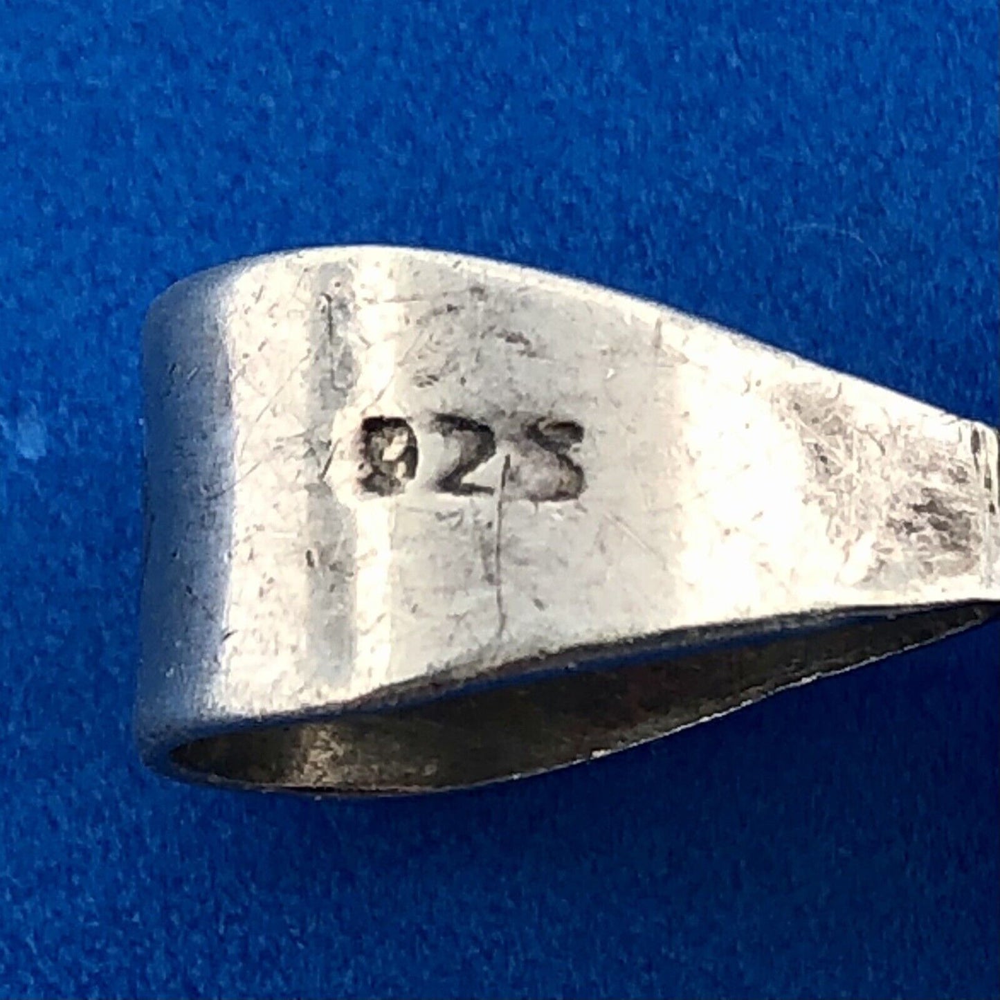 Sterling Silver 925 Lemon Quartz Mother Of Pearl Fossil Ammonite Large Pendant