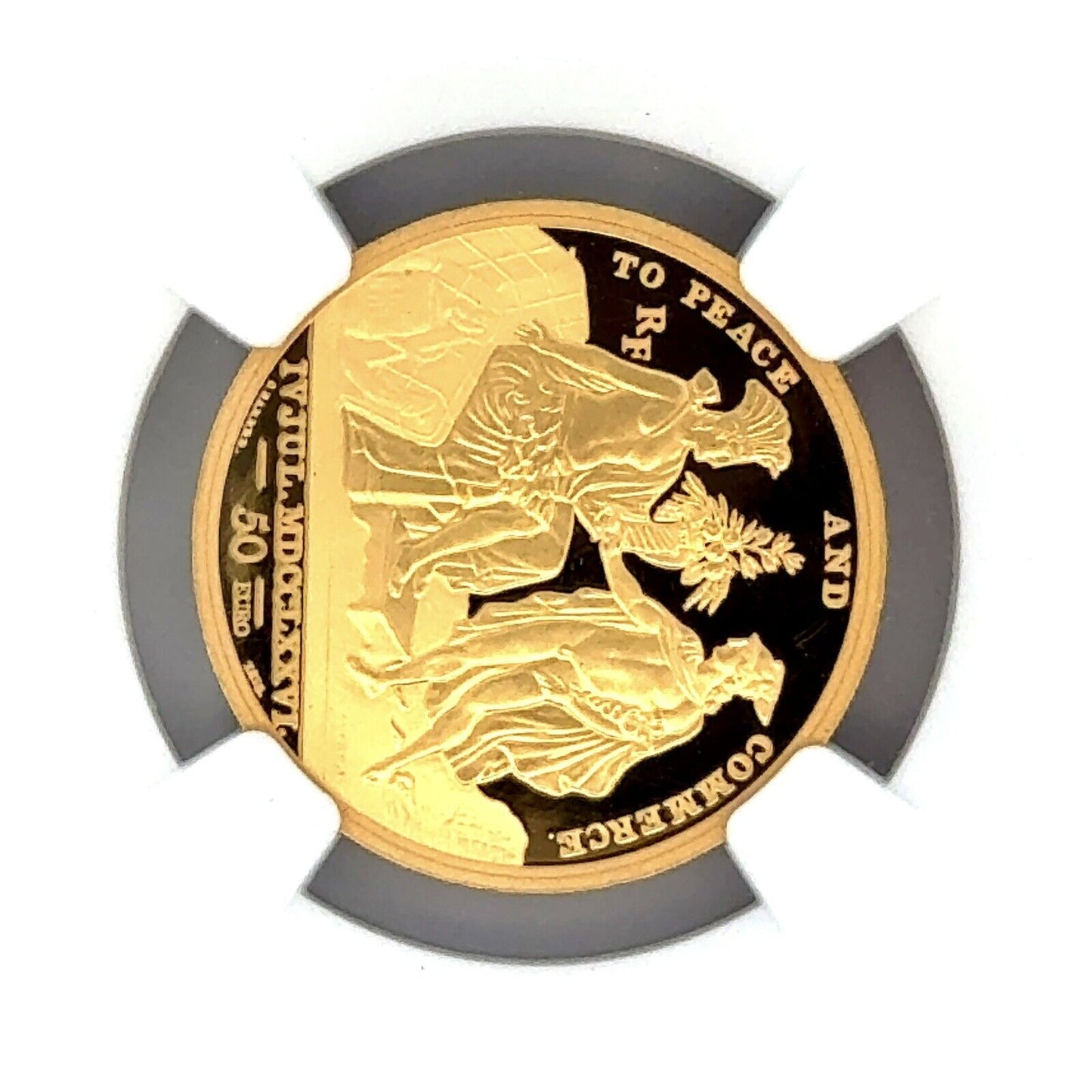 2022 France Gold 50 Euro Great Seal of the US NGC PF70 Ultra Cameo Rare Coin