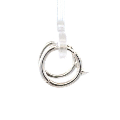 Designer Kendra Scott 925 Sterling Silver Polished Spiked Huggie Hoop Earrings