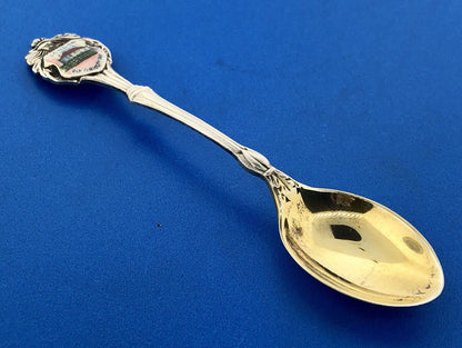 Collins & Cook Sterling Silver Enamel London Old Curiosity Shop Souvenir Spoon
