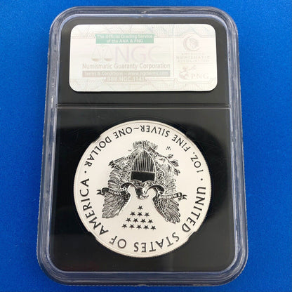 2013 W NGC PF69 SP70 Silver Eagle Rev Proof Enhanced Finish Early Releases Set