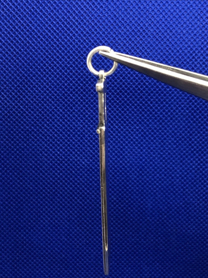 Artist Carly Wright 925 Sterling Silver Multi-Color Enamel Pendant