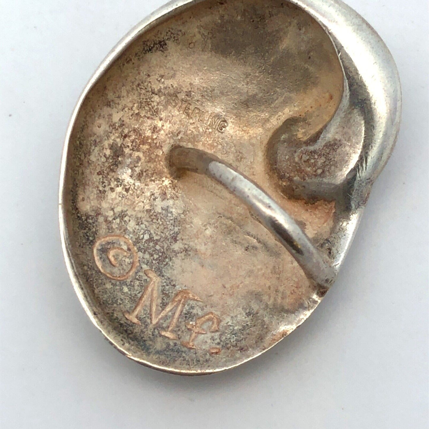 Designer Mignon Faget 925 Sterling Silver Sea Collection Snail Shell Pendant