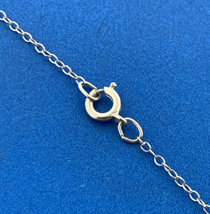 Designer 925 Sterling Silver Diamond Fleur De Lis Charm Pendant Necklace