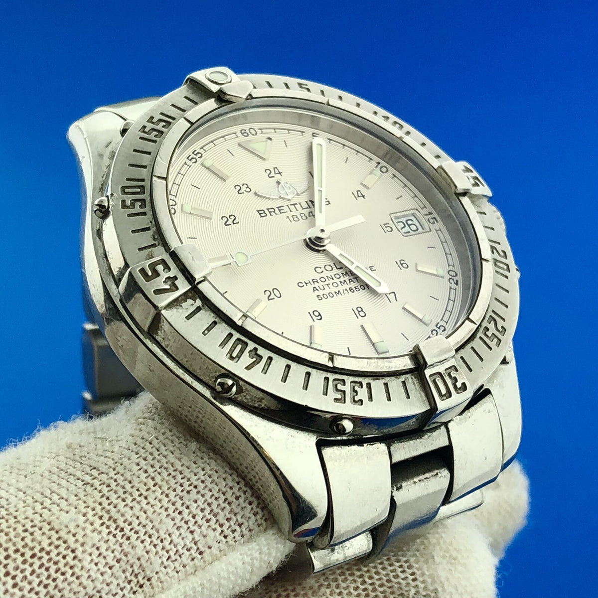 Breitling 1884 Colt Automatic A17350 Men's Stainless Steel Watch