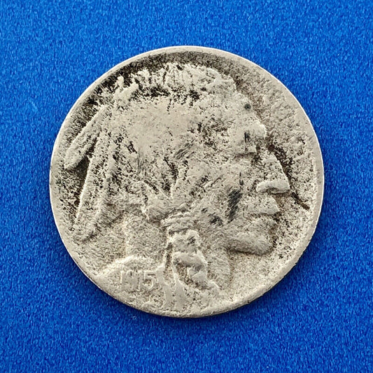 1915 S Indian Head Buffalo Nickel Better Key Scarce San Francisco Mint Coin