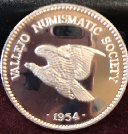 1987 Vallejo Numismatic Society 400th Meeting/60th Anniv Carquinez Bridge .999