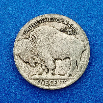 1913 D Indian Head Buffalo Nickel Type 2 Better Key Scarce Denver Mint Coin